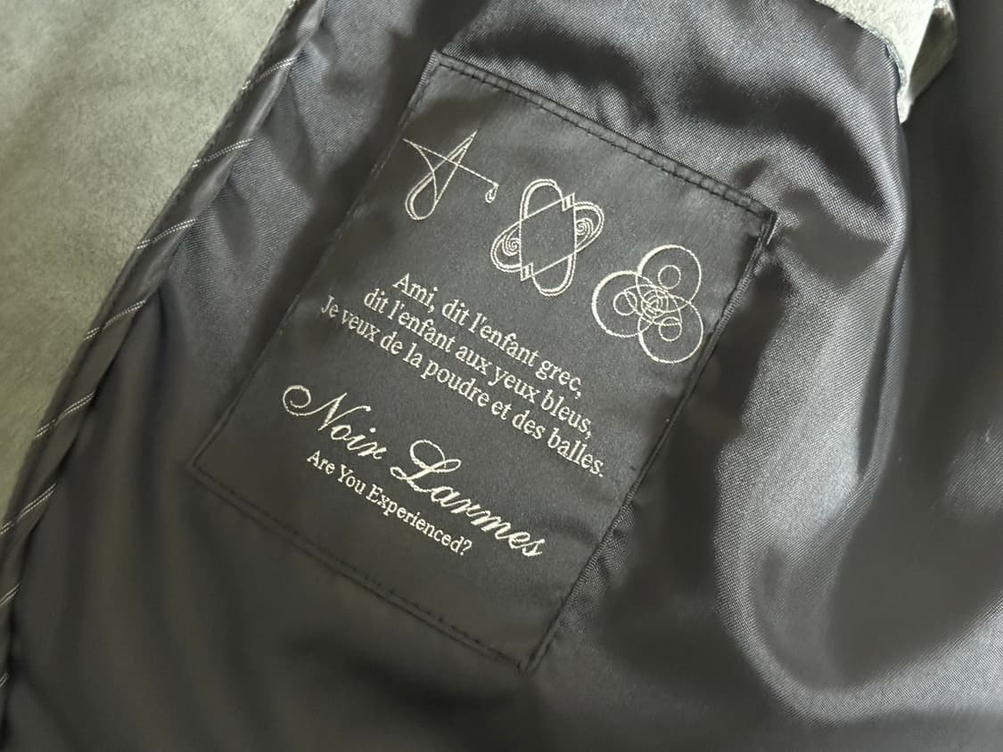 느와르라르메스 스웨이드 자켓 / 그레이 46 (100-103 추천) 상품이미지4