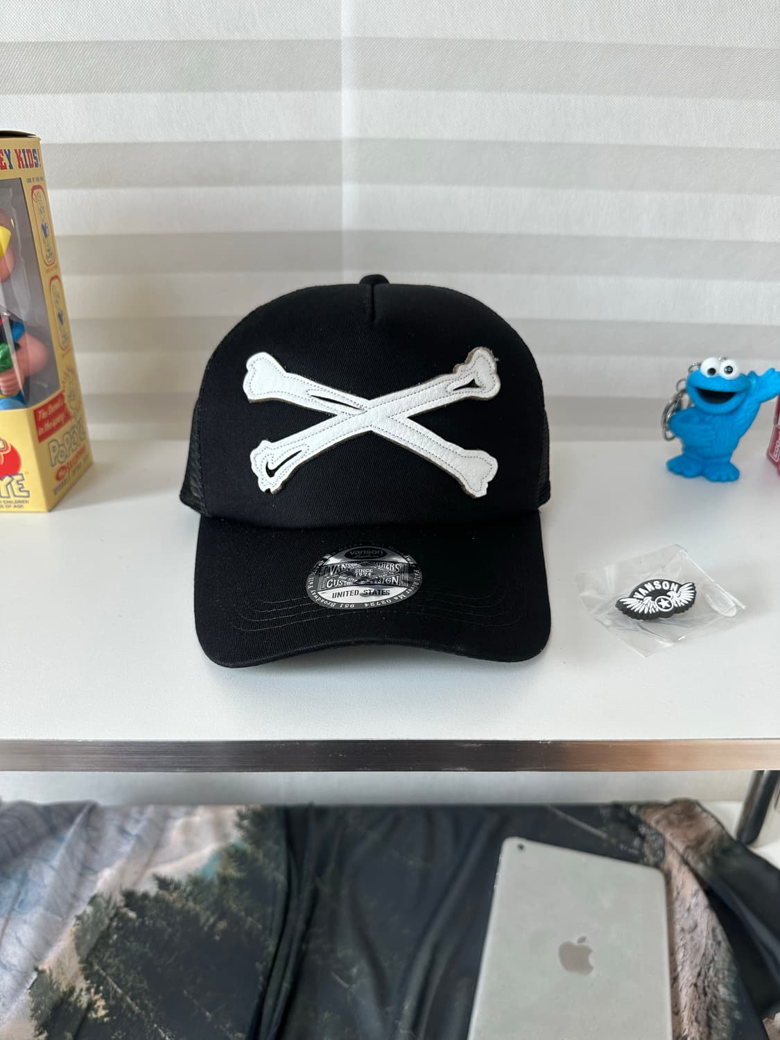 벤슨 레더 크로스본 트러커캡 상품이미지1