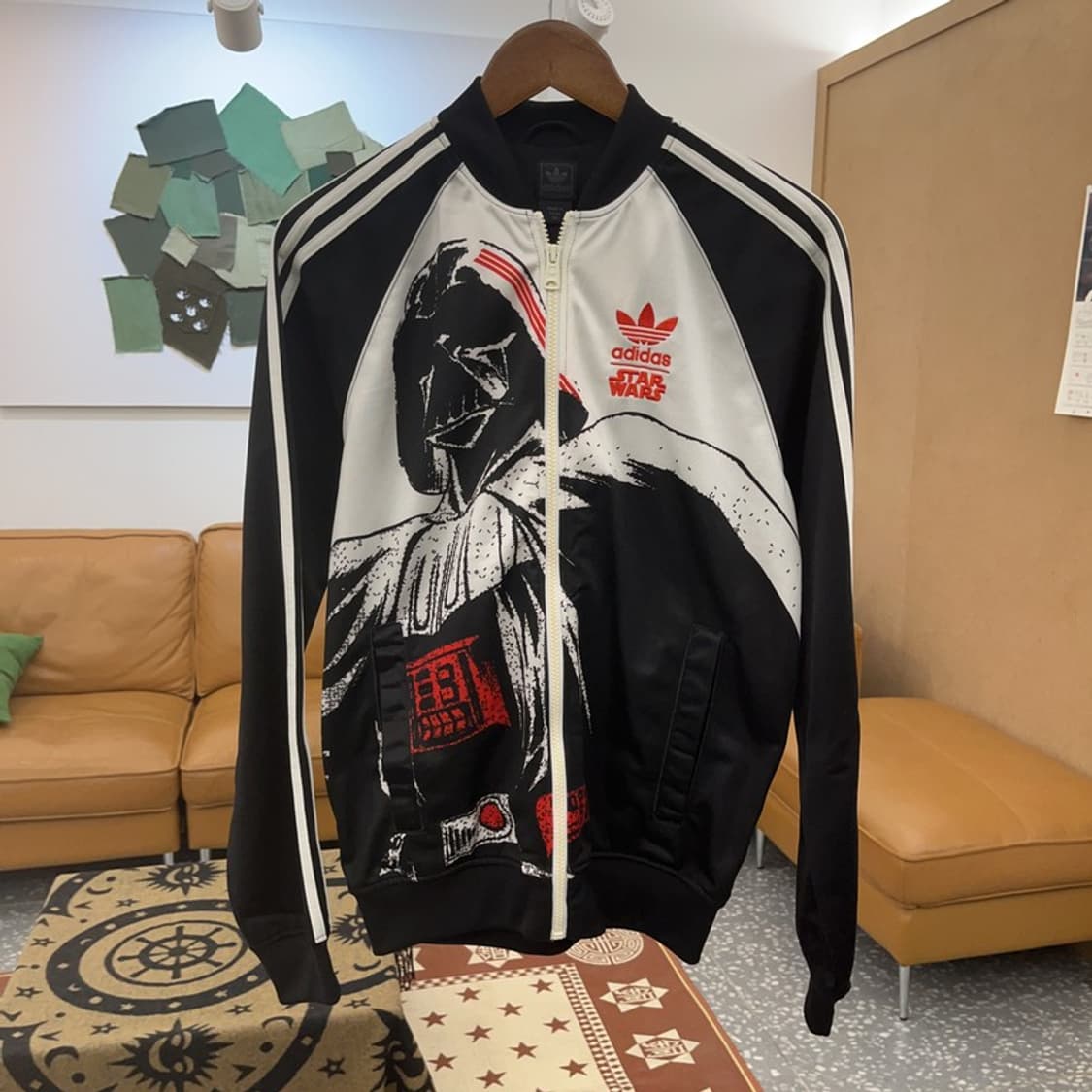 아디다스 X 스타워즈 콜라보 희귀 레어 져지 집업 100 C08704 상품이미지3