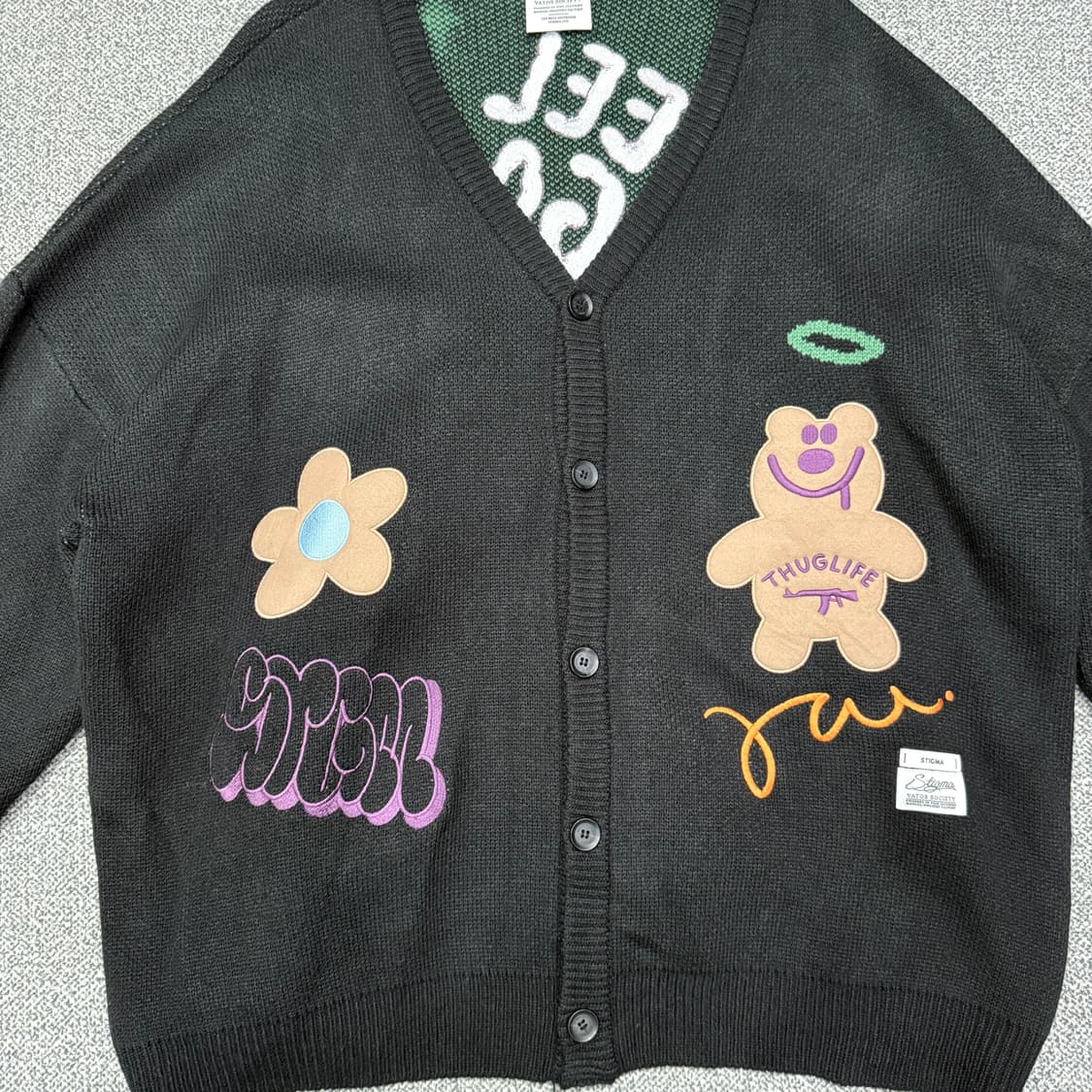 XL 스티그마 STIGMA 오버핏 니트 가디건 상품이미지7