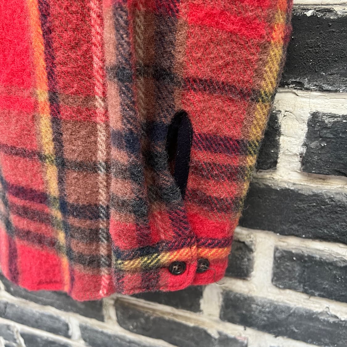 45rpm 체크 울 셔츠 상품이미지4