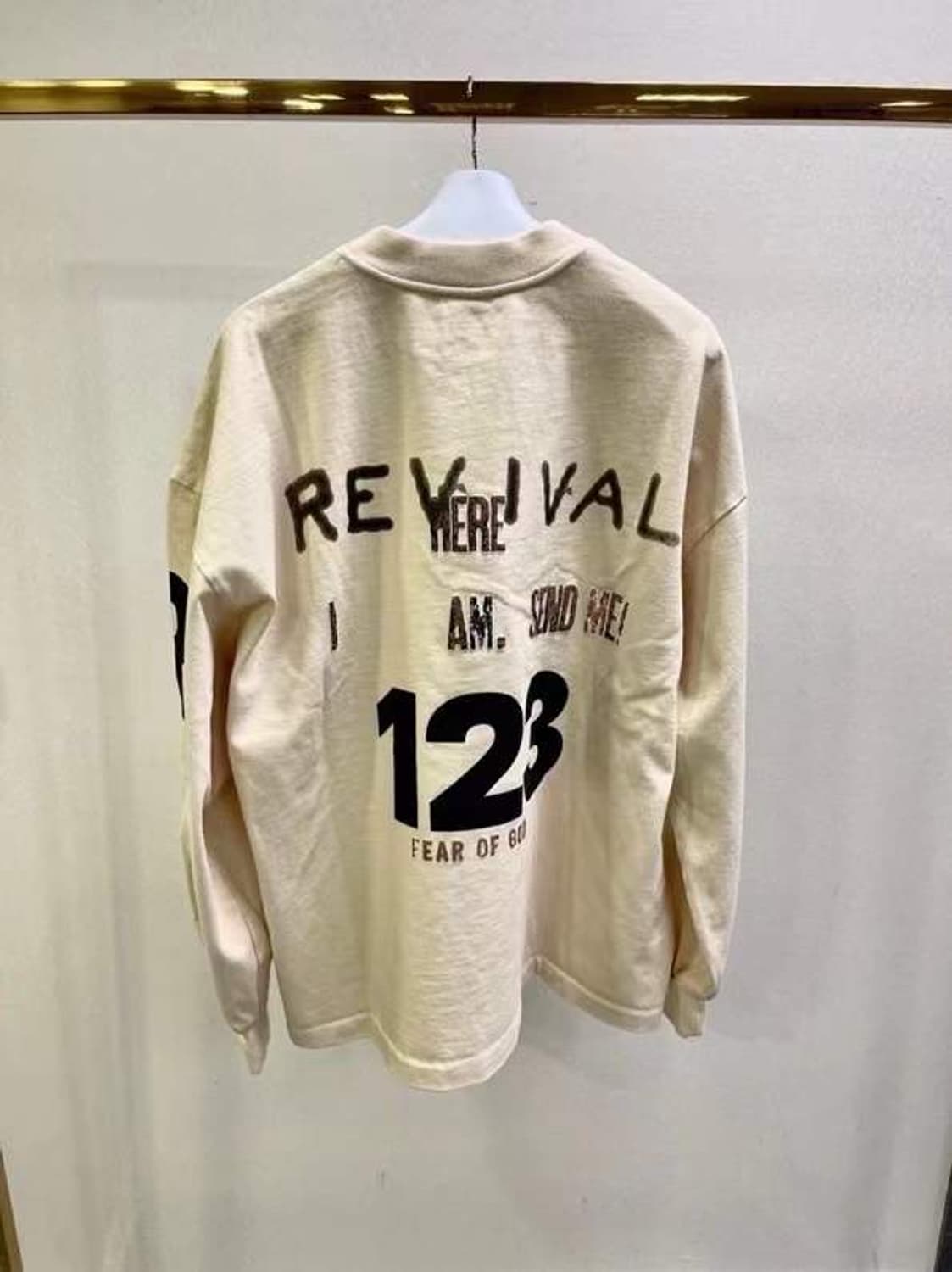 피어오브갓 RRR123 롱슬리브 티셔츠 (사이즈 2/3) 상품이미지2