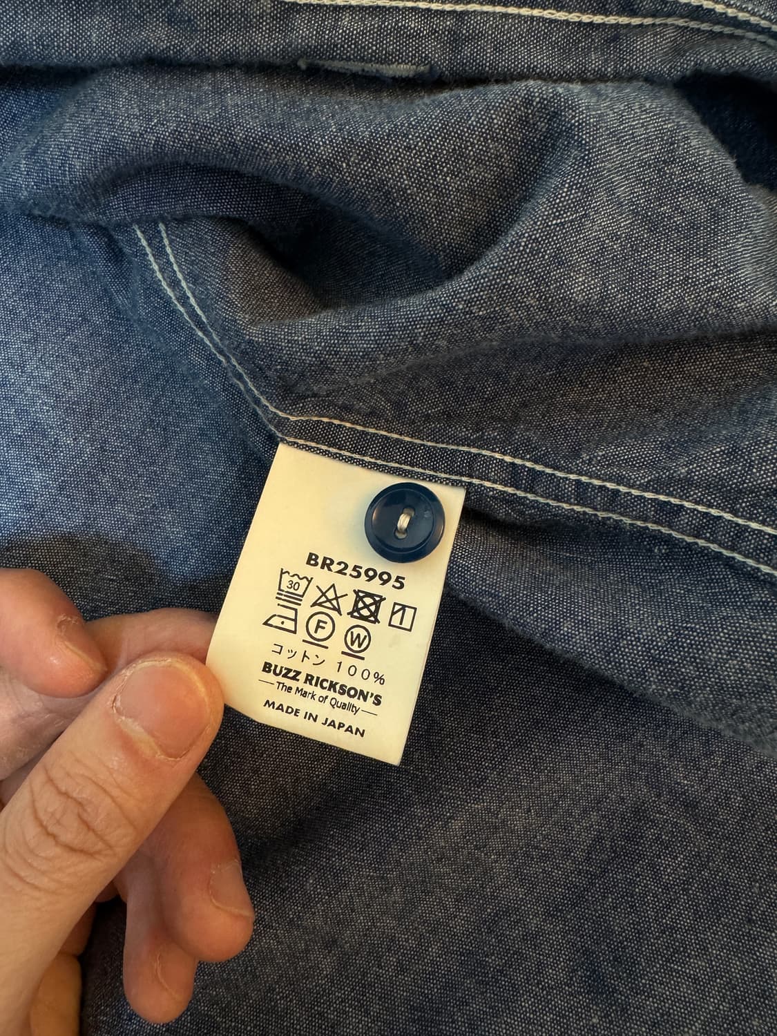 [18-18 1/2] 버즈릭슨 샴브레이 셔츠 상품이미지3