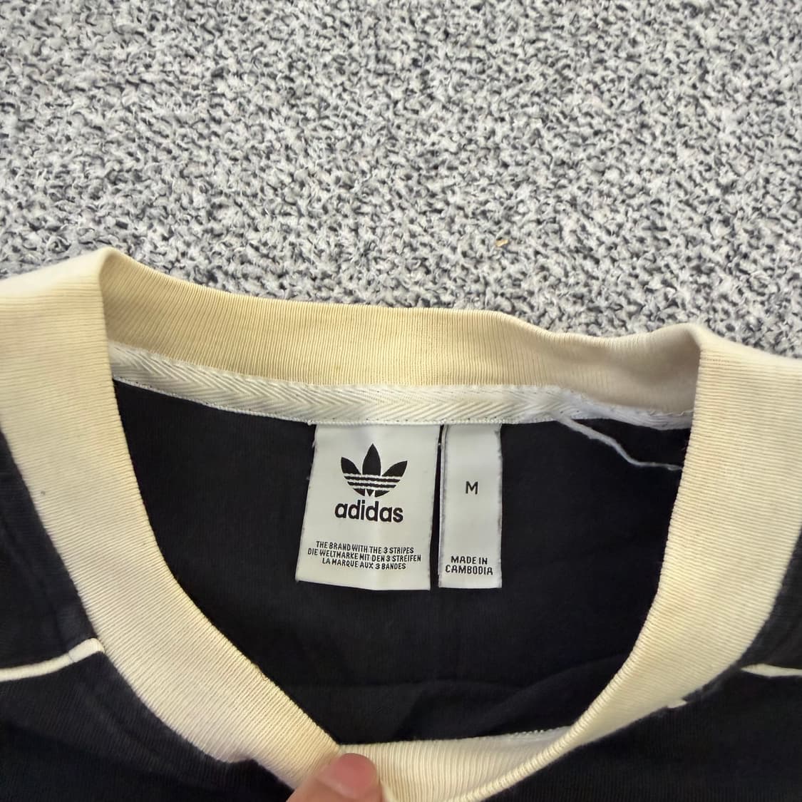 M 아디다스 키즈여성 빅로고 긴팔티 0127H1 상품이미지4