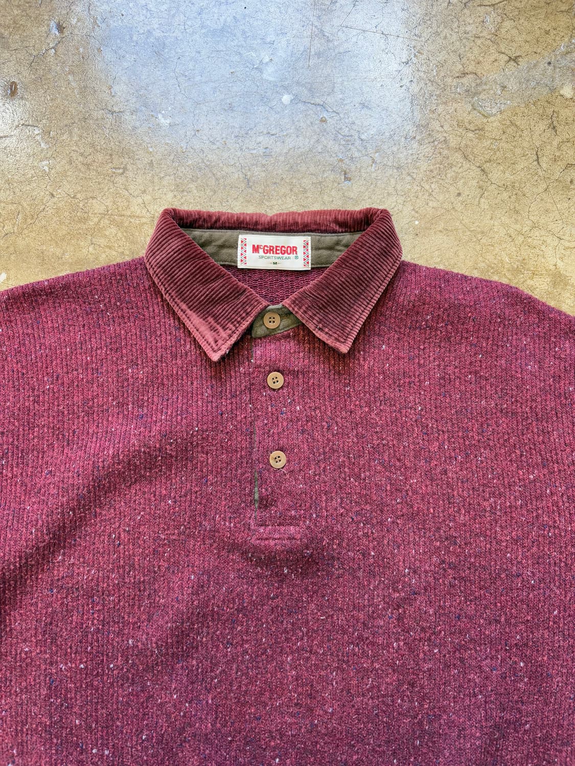 Mcgregor 코듀로이 카라 니트 상품이미지2