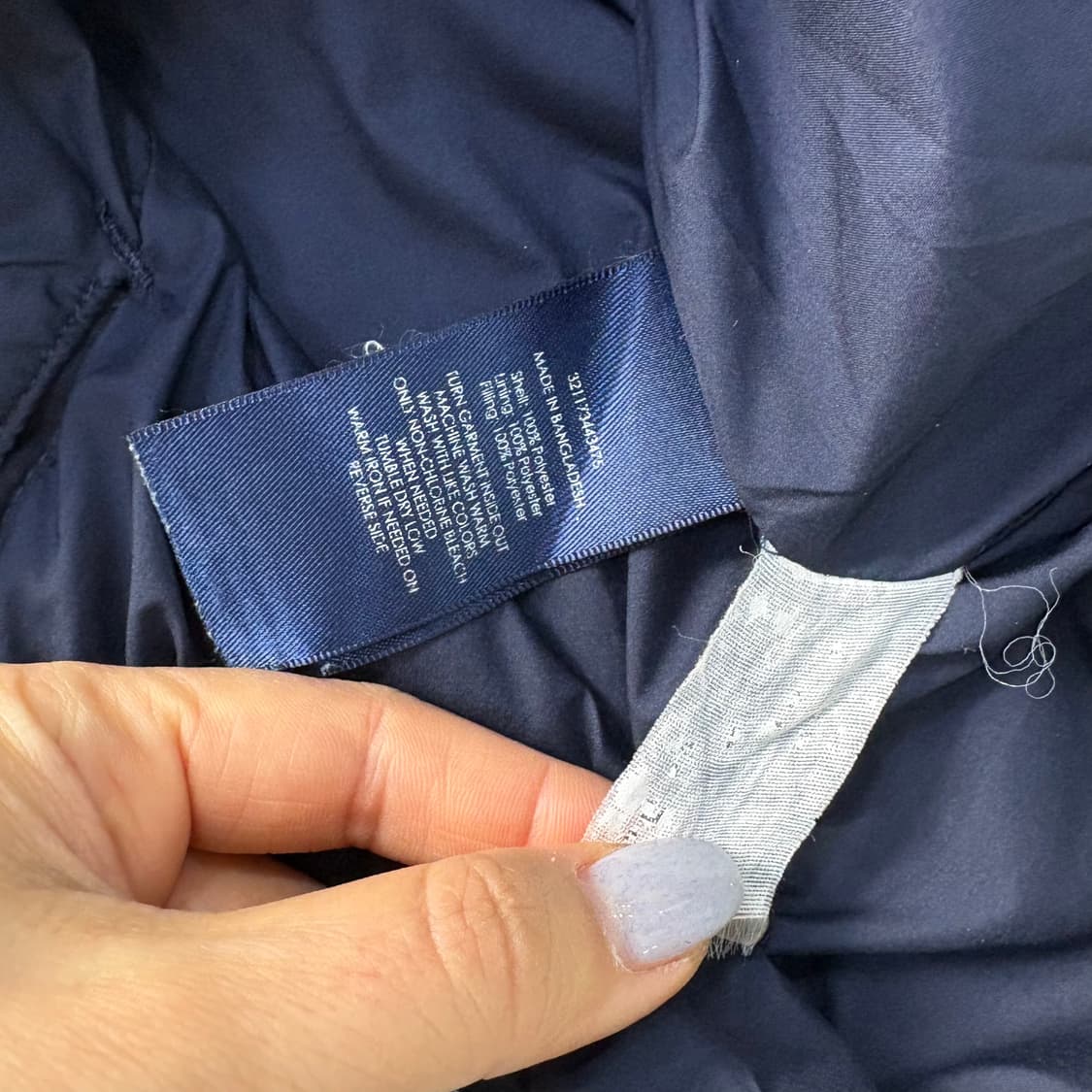 2/2T 폴로 키즈 포니 퀄팅 자켓 0319J 상품이미지4