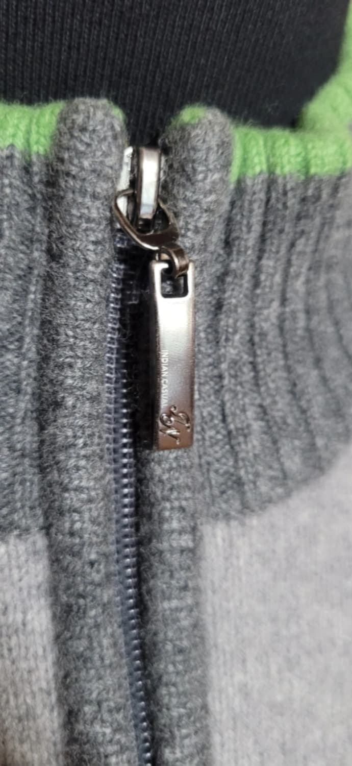 👔남성95사이즈👔 인디안 지퍼 가디건(모100) 상품이미지4