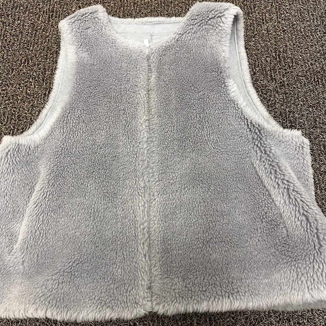 리오벨 여성 양모 양털 조끼 베스트 그레이 상품이미지3