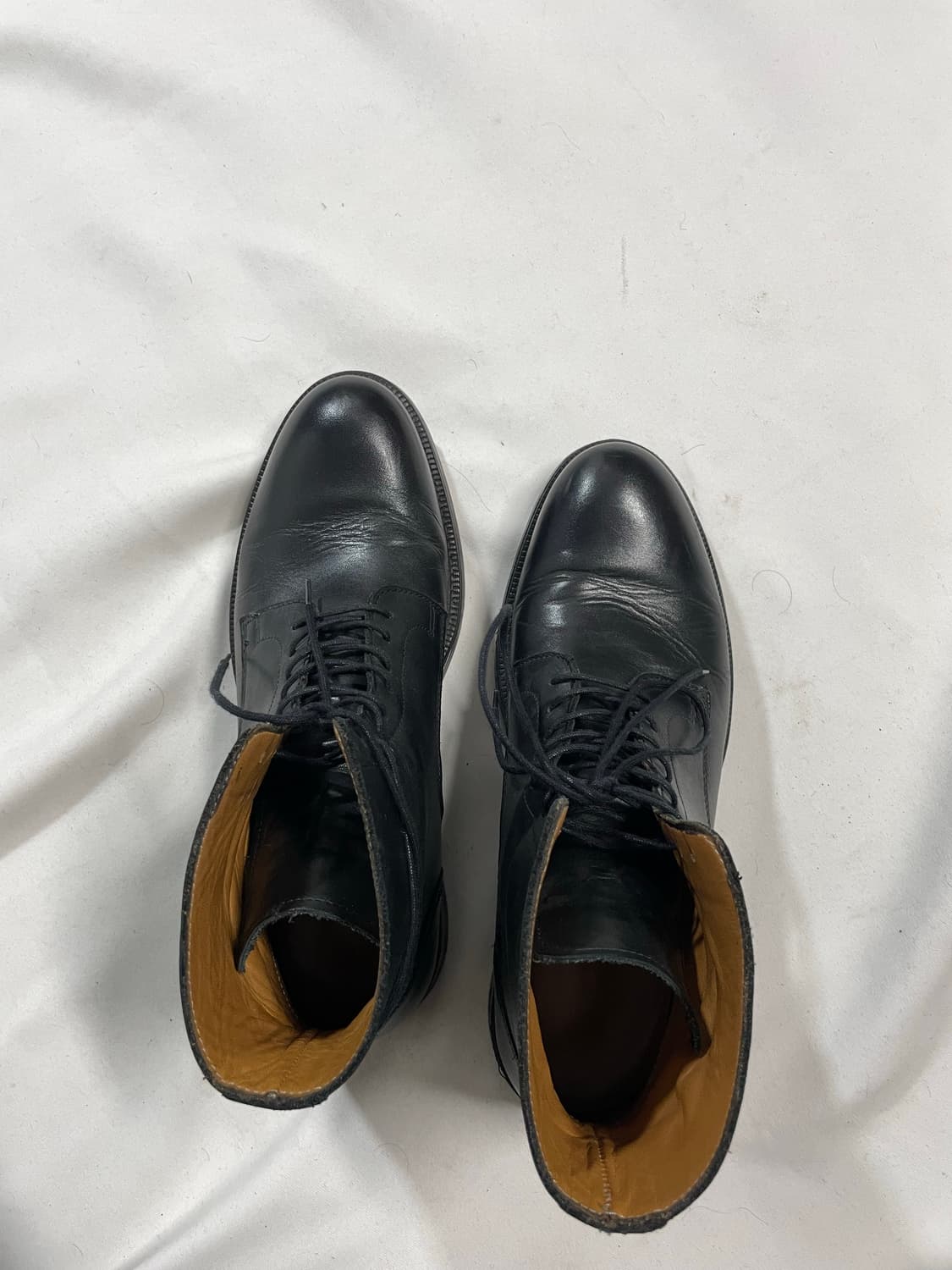 zara 레이스업 레더 부츠 상품이미지5