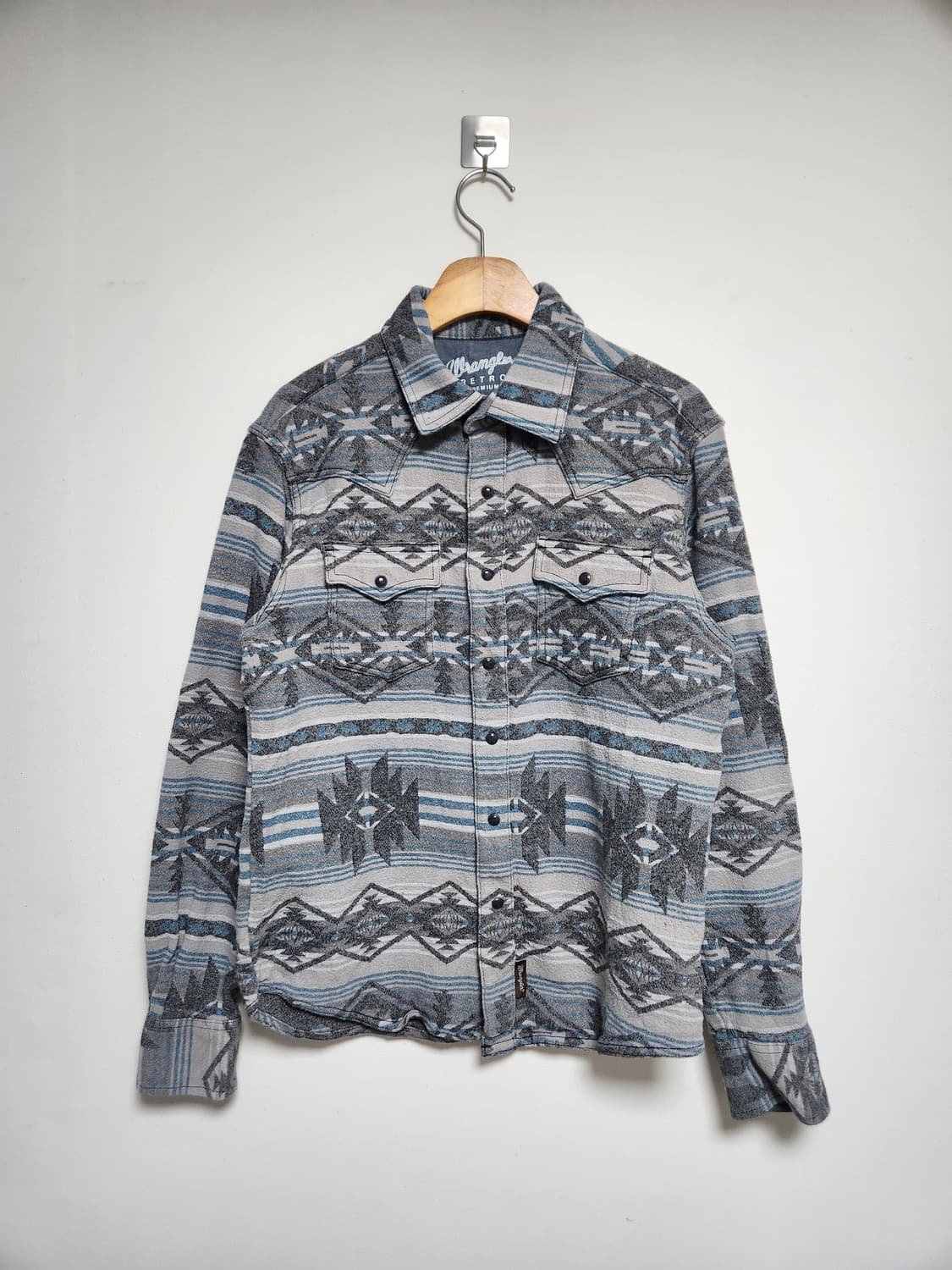 랭글러Wrangler 나바호 프리미엄 헤비 셔츠 L - S134 상품이미지1