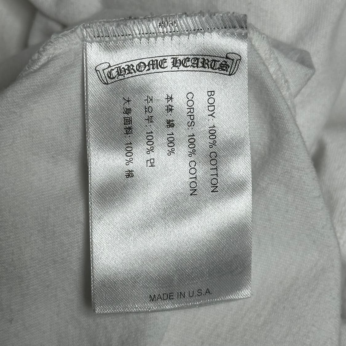 크롬하츠 홀스슈 플로랄 LA 한정 롱슬리브 티셔츠 상품이미지4