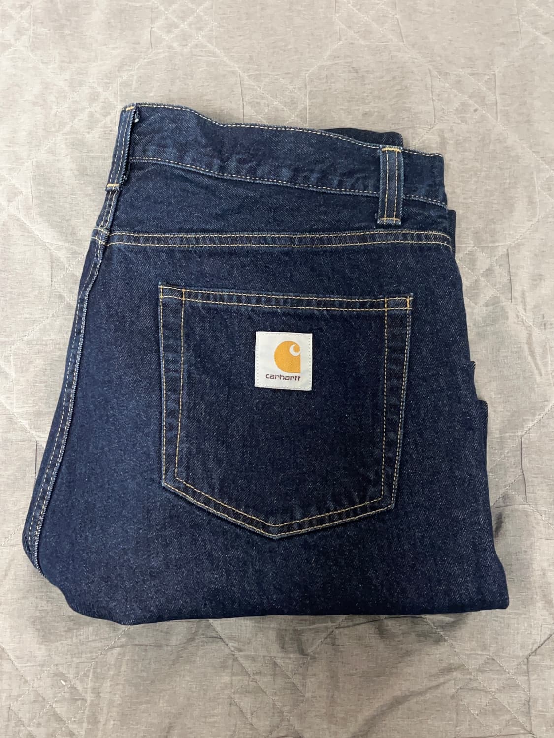 칼하트wip 랜든팬츠 블루 린스드 34 상품이미지1