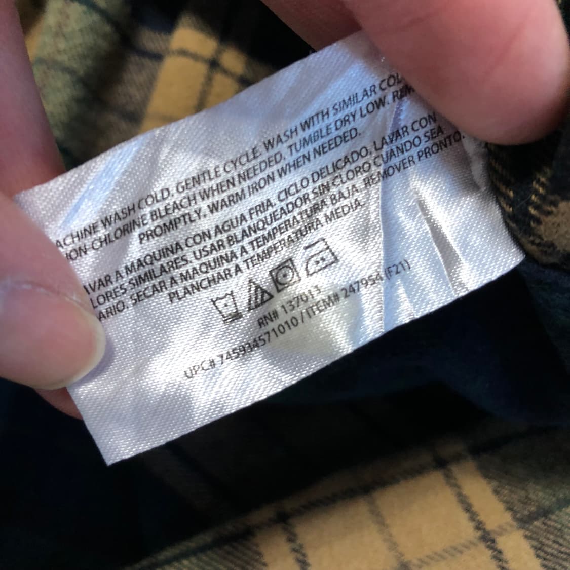 울리치 체크셔츠  상품이미지6