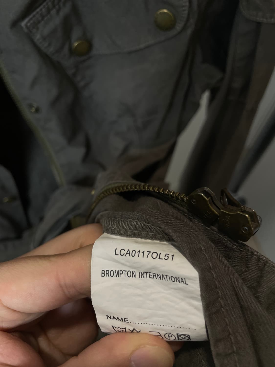 (M) Barour 바버 x 브롬튼 코튼 인터네셔널 자켓 상품이미지7