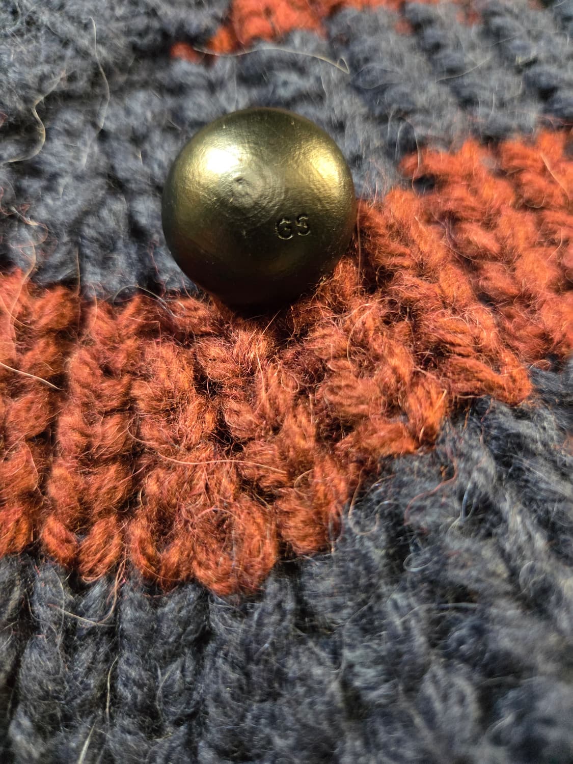 G-STAR줄무늬 니트 스웨터 네이비/와인(S) 상품이미지5