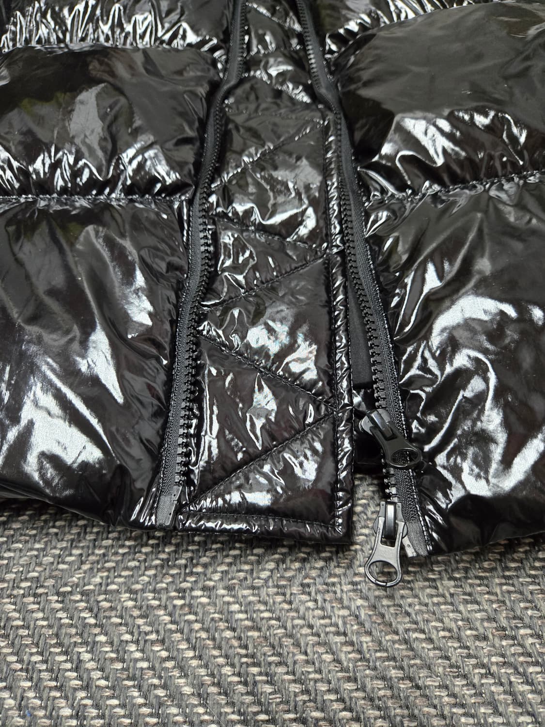 오디너리홀리데이 유광패딩 숏패딩 오버핏패딩 상품이미지5