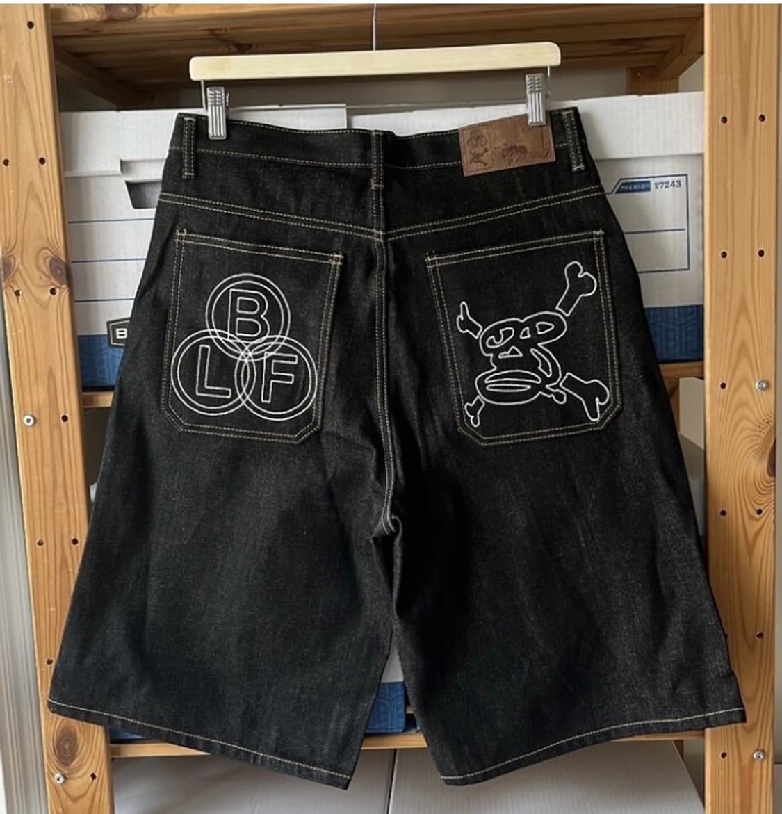 보이롱페이스 버뮤다 데님 팬츠 M 상품이미지1