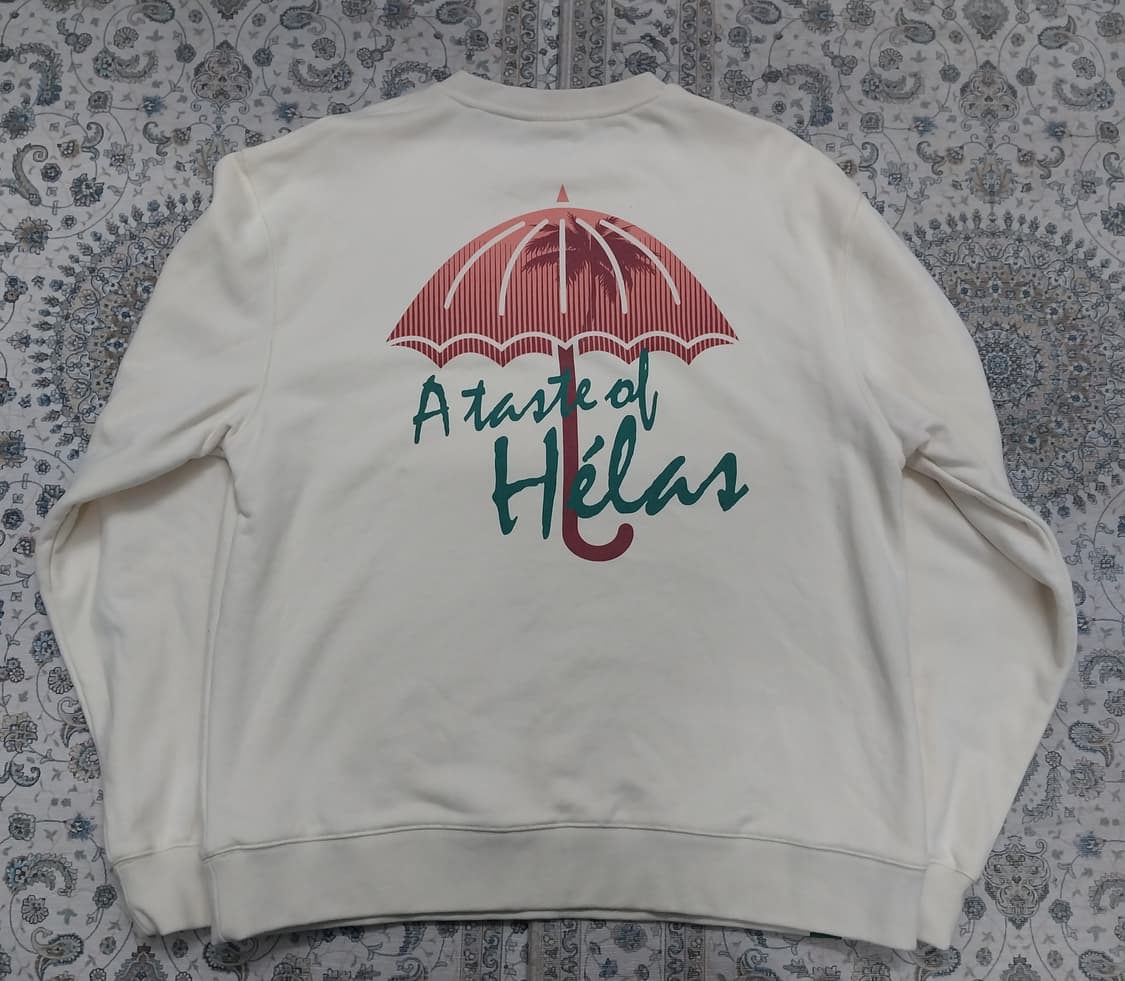 Helas 헬라스 엄브렐라 문양 맨투맨 XL 상품이미지2