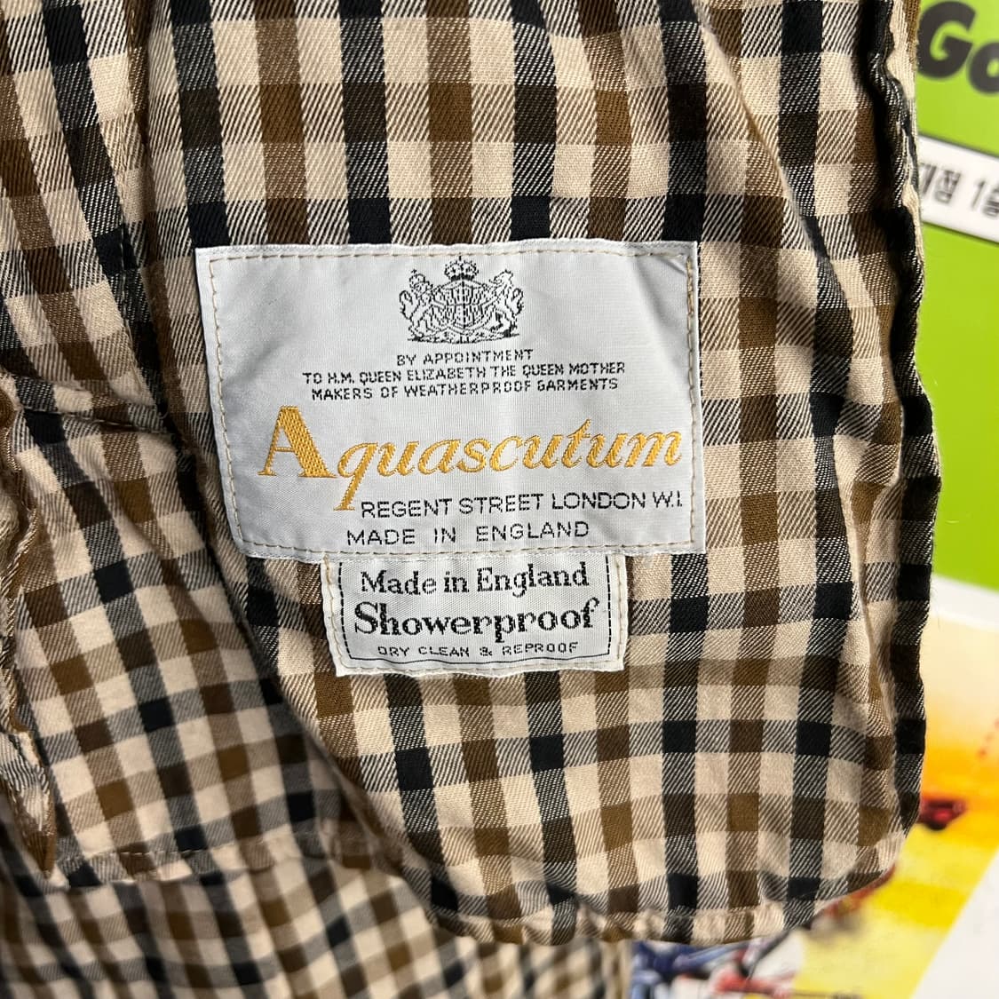 아쿠아스큐텀 퀼팅 싱글 코트 상품이미지8