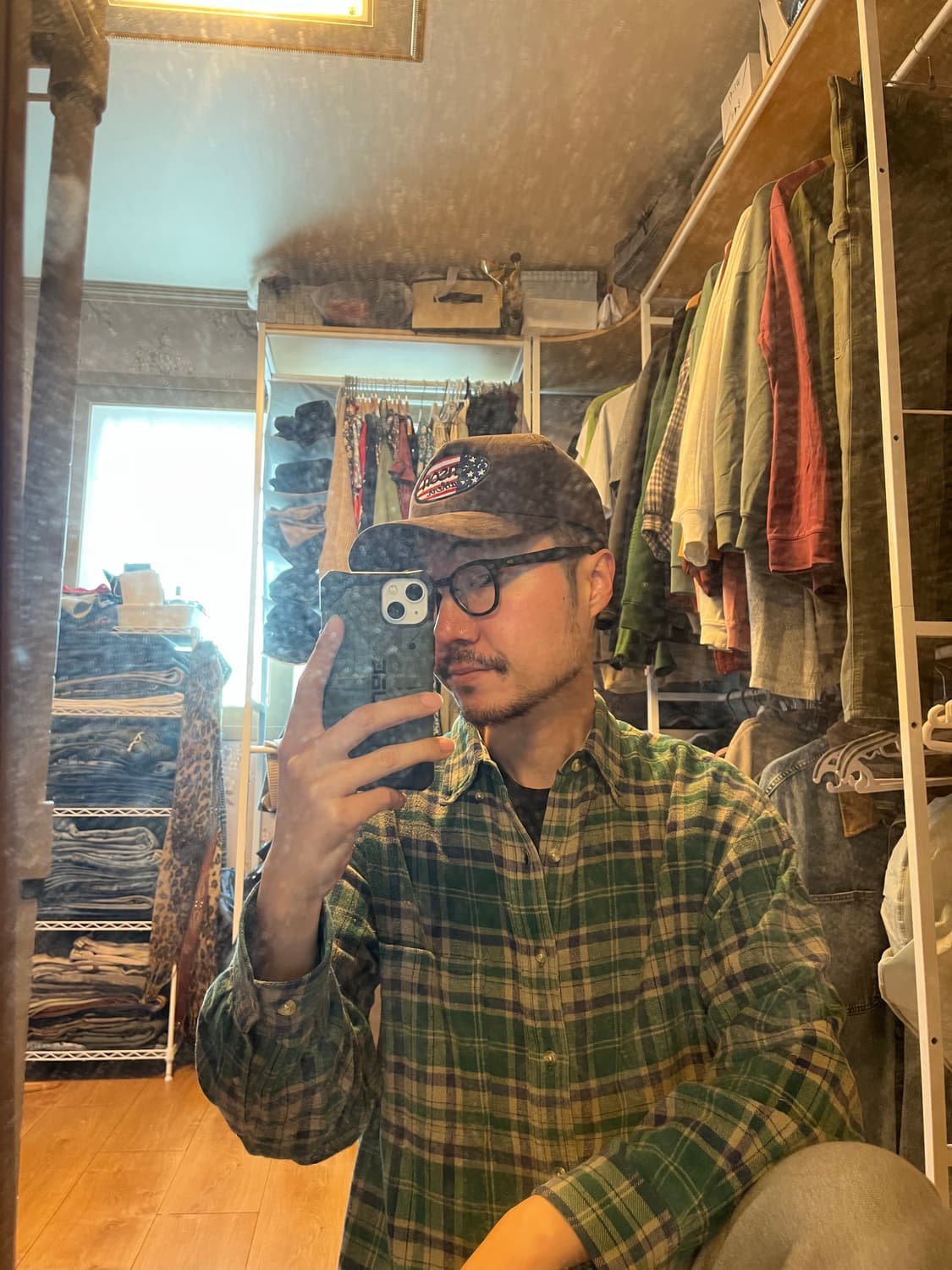 Vanson 스웨이드 성조기 캡 상품이미지8