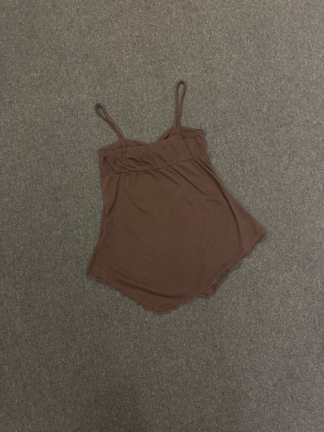 M)DREA my MINX 빈티지 여성 꽃레이스 디테일 브라운 나시 상품이미지6