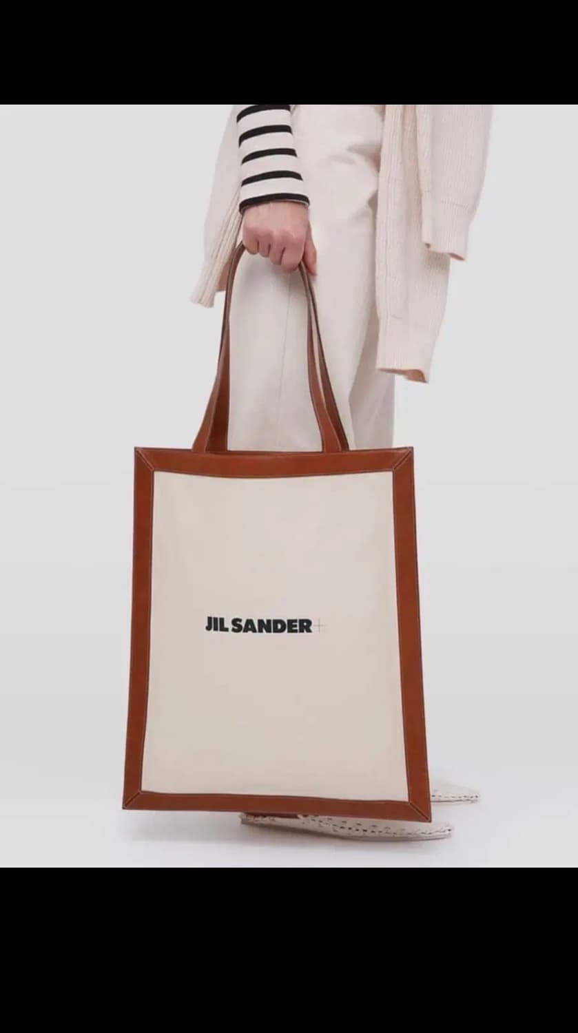 질샌더 로고 캔버스 토트백 / 숄더백 상품이미지2