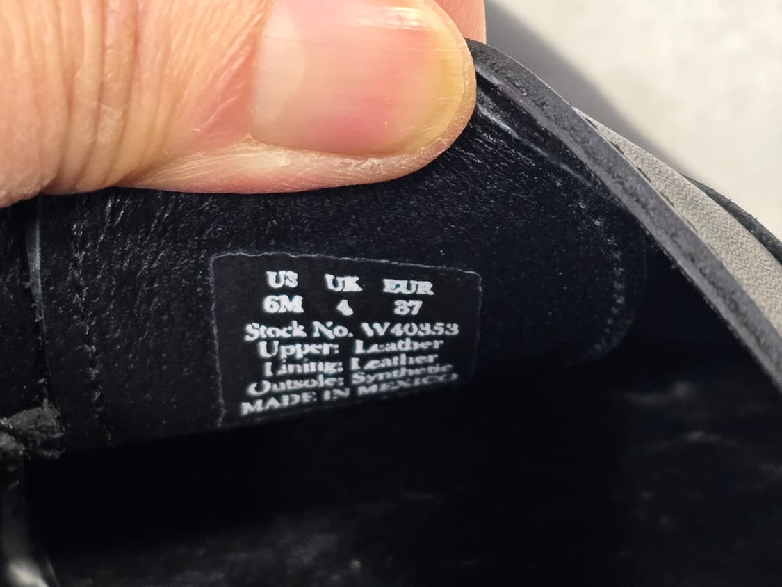 울버린 Wolverine 여성 가죽 단화 블랙 230 상품이미지7