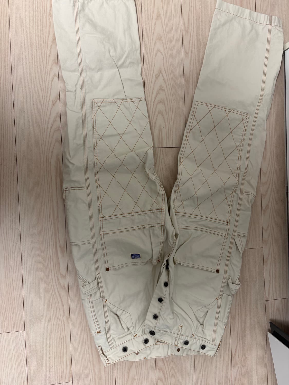 캐피탈 씬 캔버스 럼버 팬츠 키나리 상품이미지1