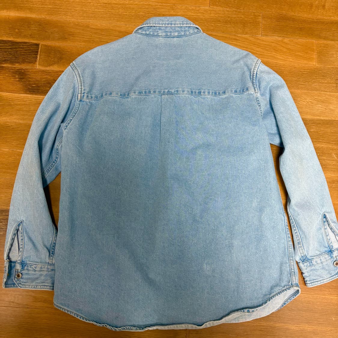 리바이스 실버탭 오버핏 데님 셔츠 s 상품이미지2
