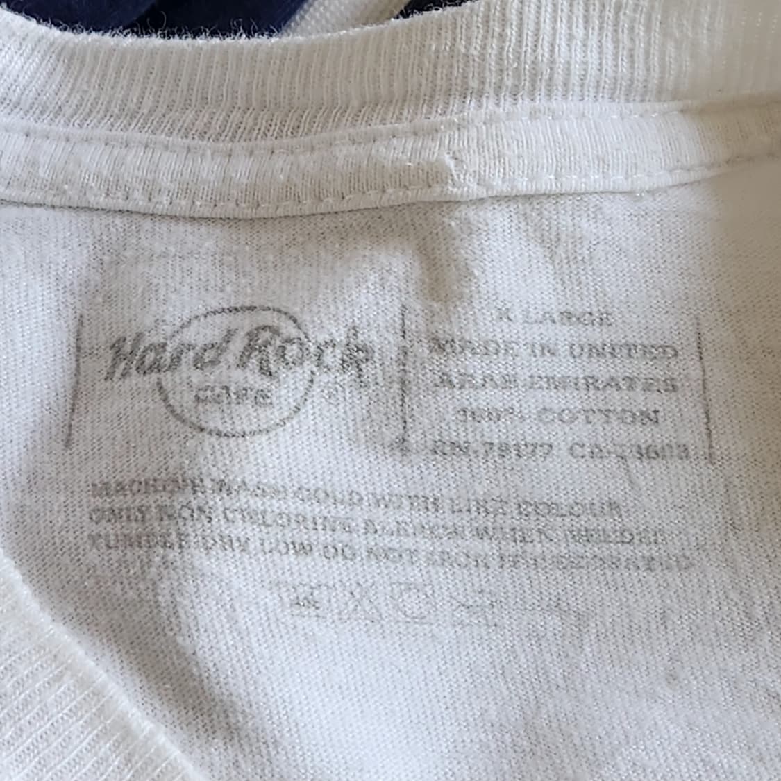 Hard Rock cafe 라스베가스 더 스트립 반팔티 (XL) 상품이미지4