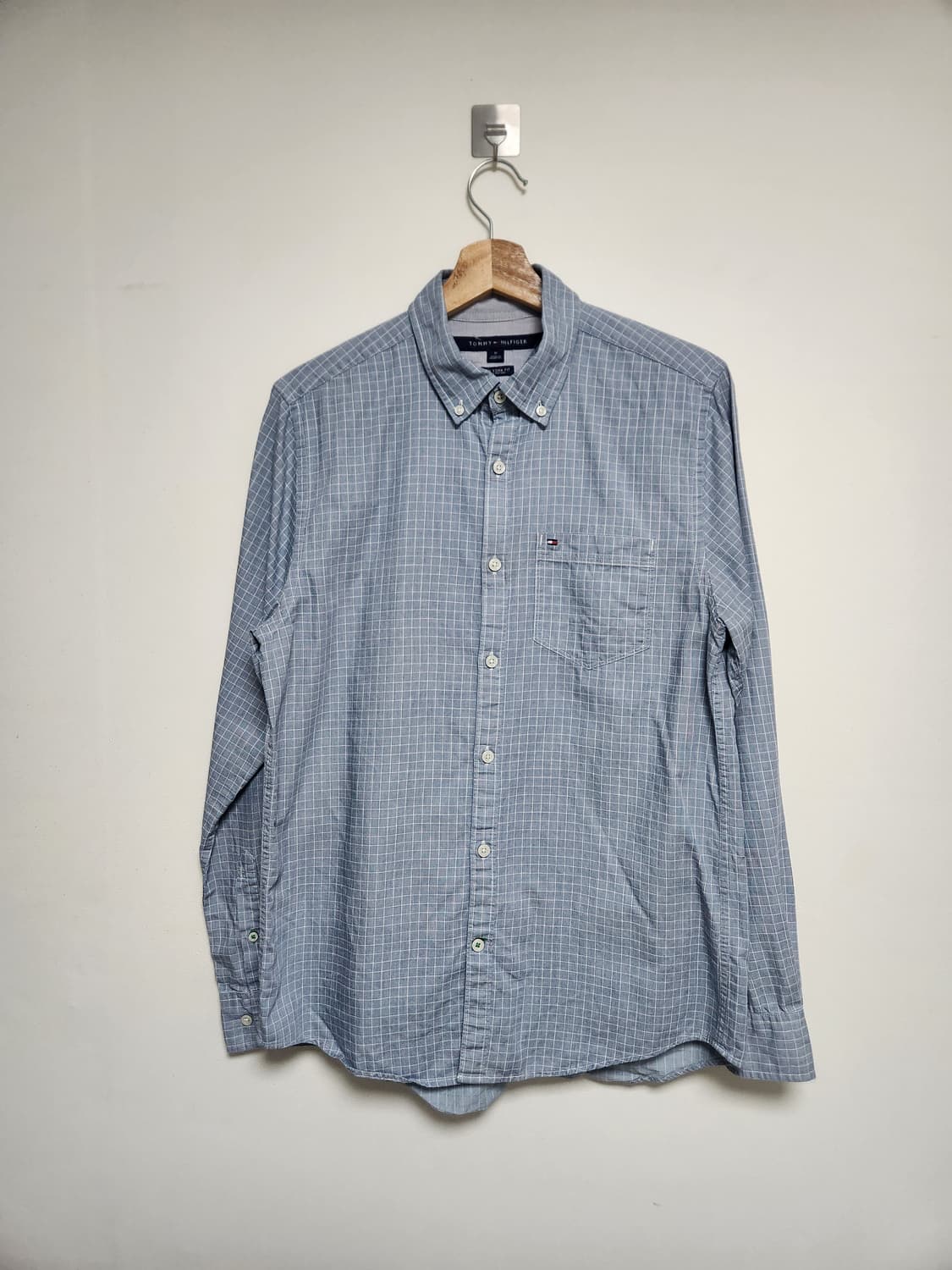 타미힐피거Tommy 체크 셔츠 M - S187 상품이미지1