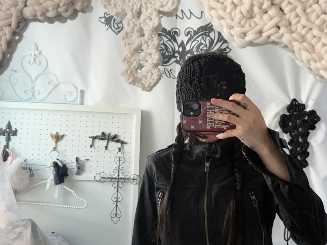 • Black Zipper Detail High-Neck Jacket 상품이미지5