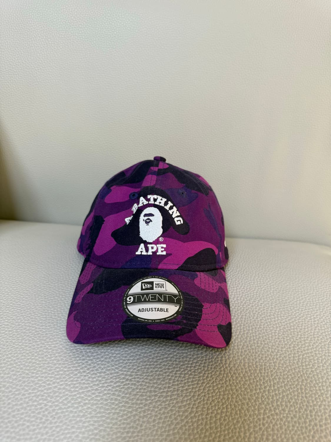 베이프x뉴에라 퍼플 카모 볼캡 상품이미지1