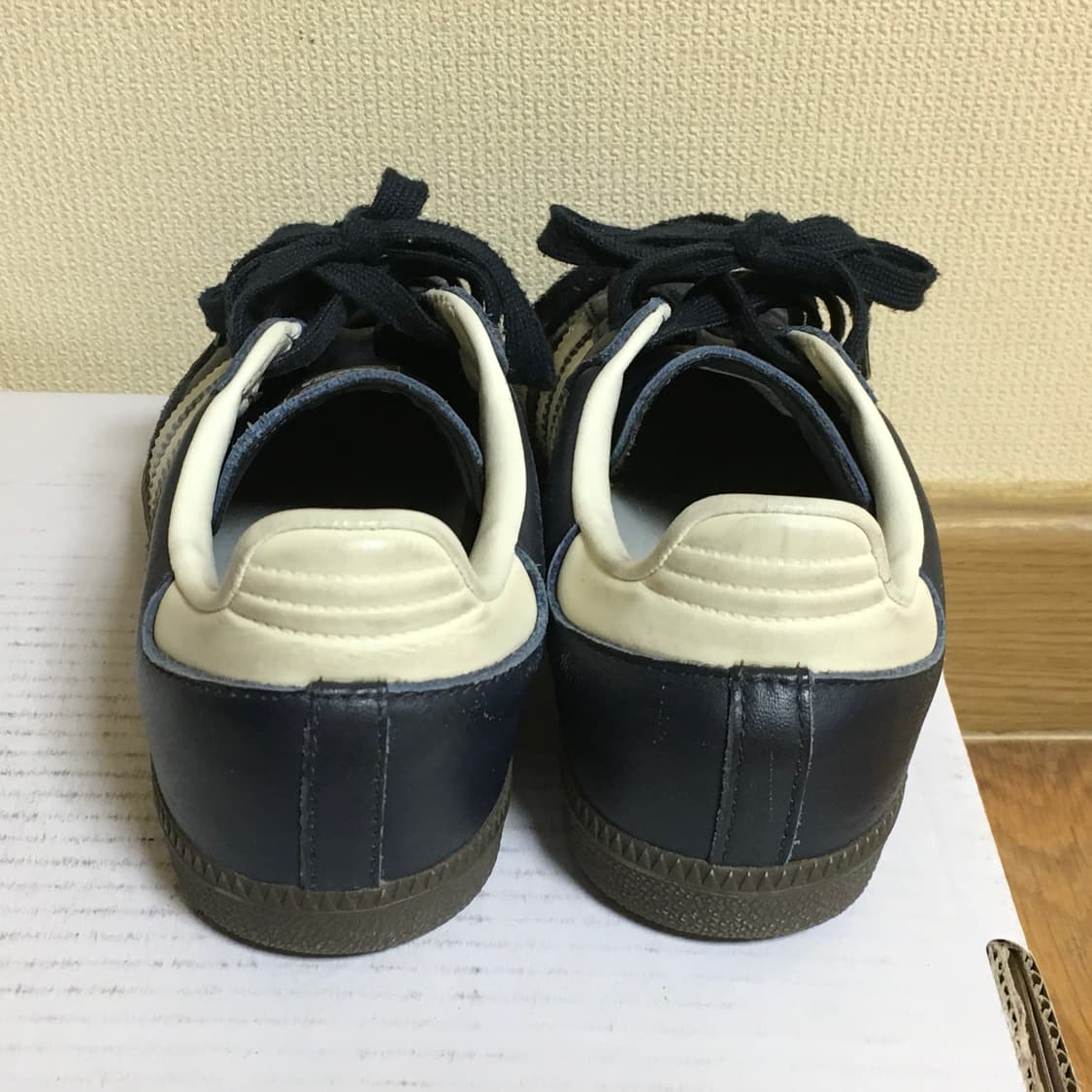 아디다스 삼바 OG 나이트 네이비 크림 화이트 225 상품이미지5