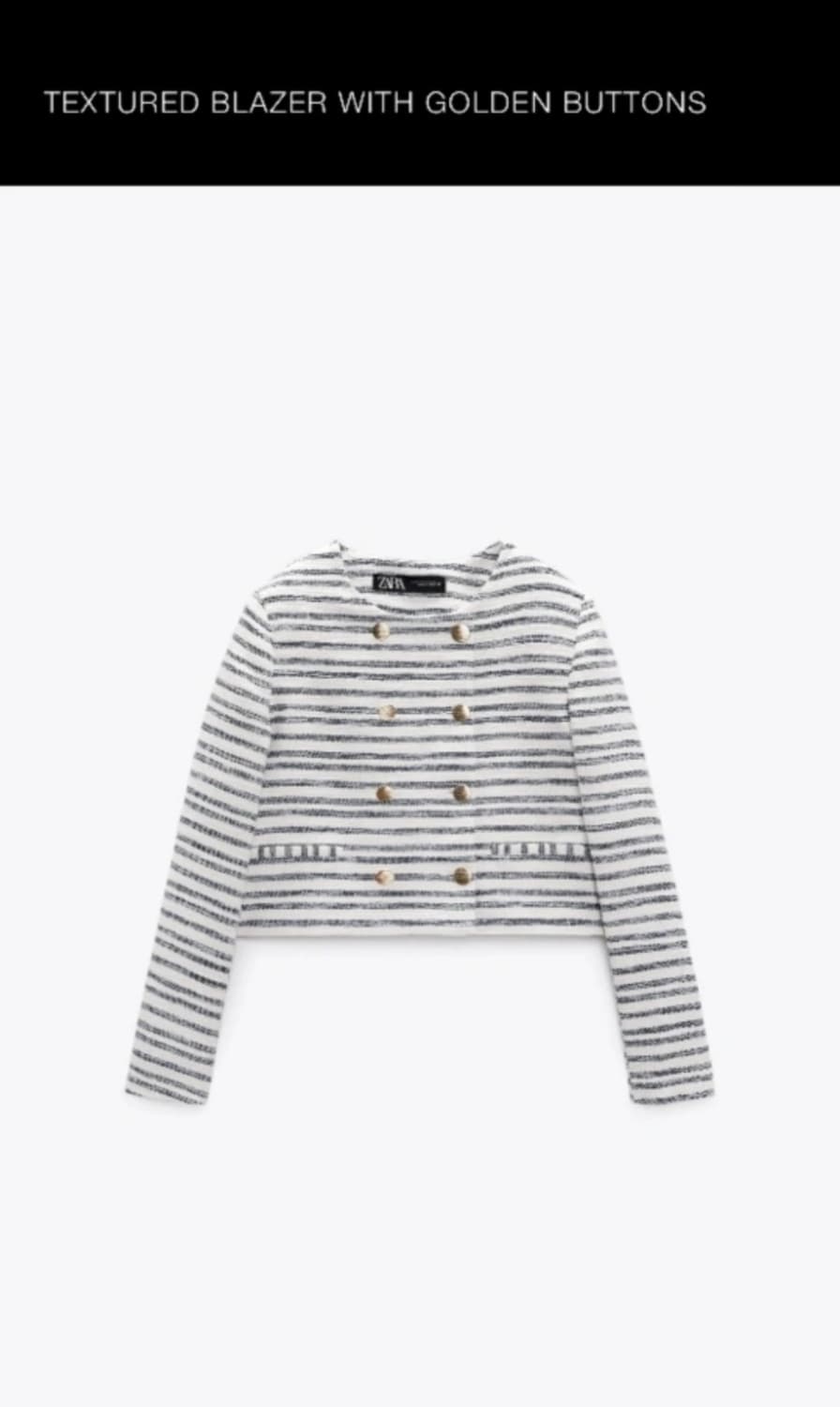 자라 트위드 자켓 상품이미지1