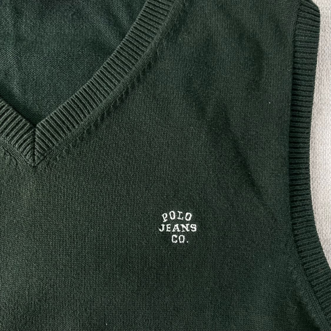 95 폴로랄프로렌 진스 코튼 니트 조끼 상품이미지2