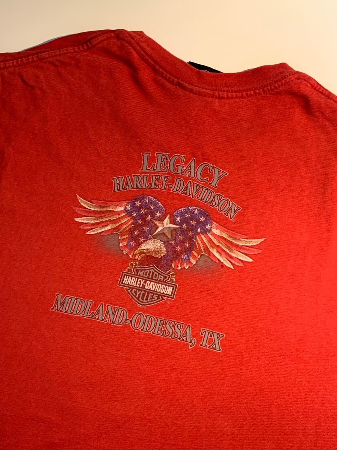 00s 할리데이비슨 texas legacy 백프린팅 티셔츠 2xl 3xl 상품이미지5