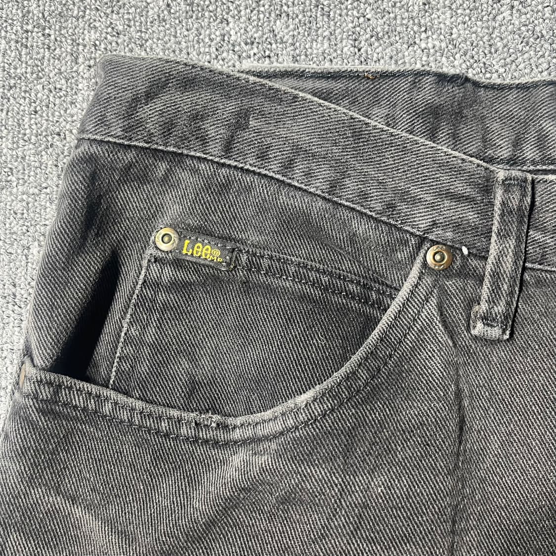 Lee 블랙 데님(33/old-7663) 상품이미지4