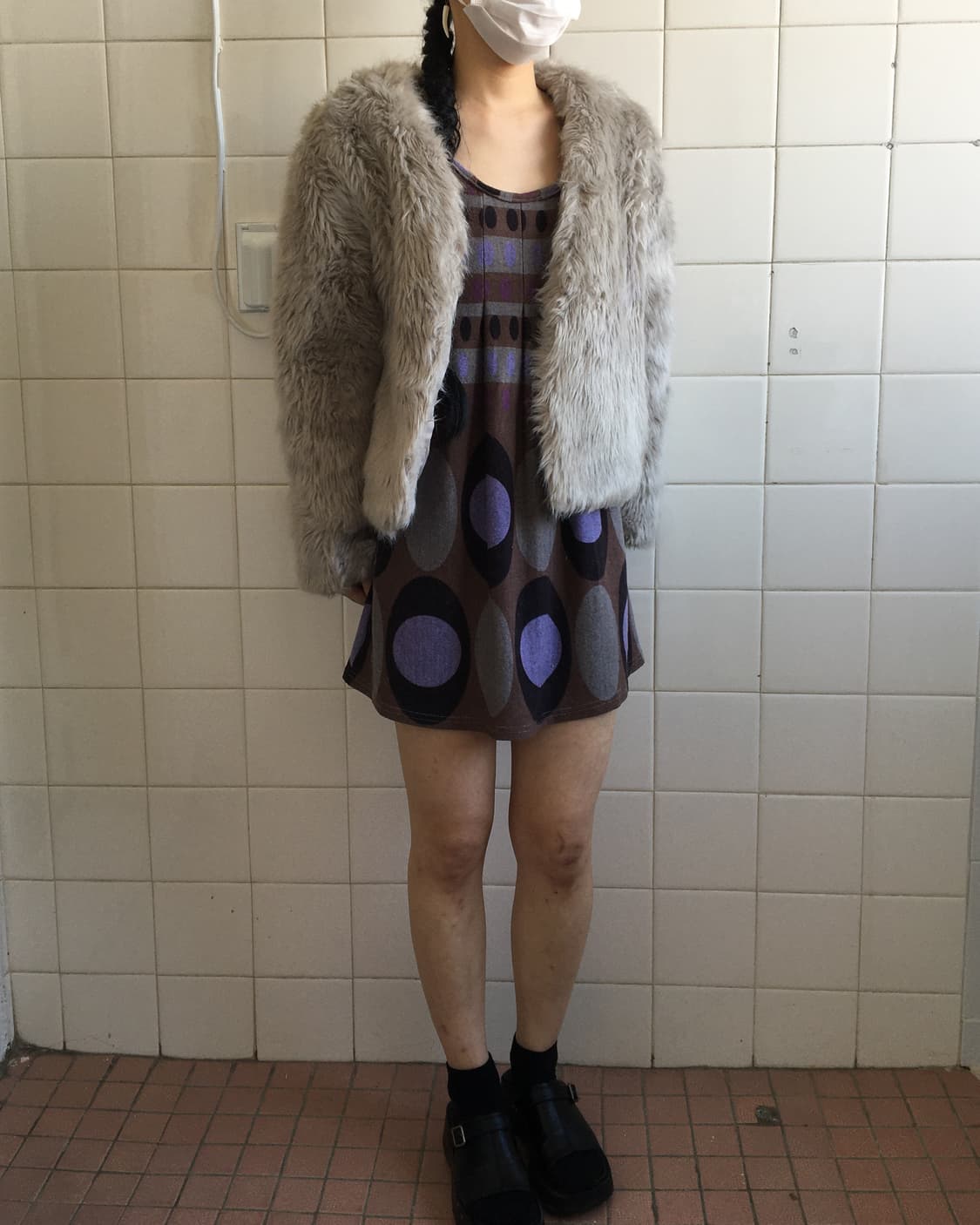 Fake fur open jacket 상품이미지8