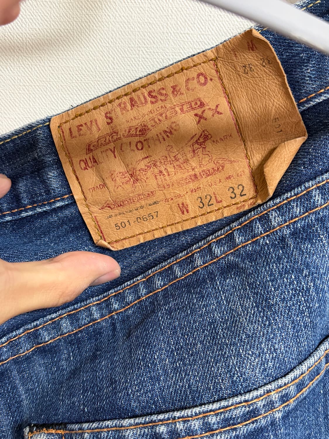 Levi’s 501 리바이스 셀비지 데님 상품이미지3