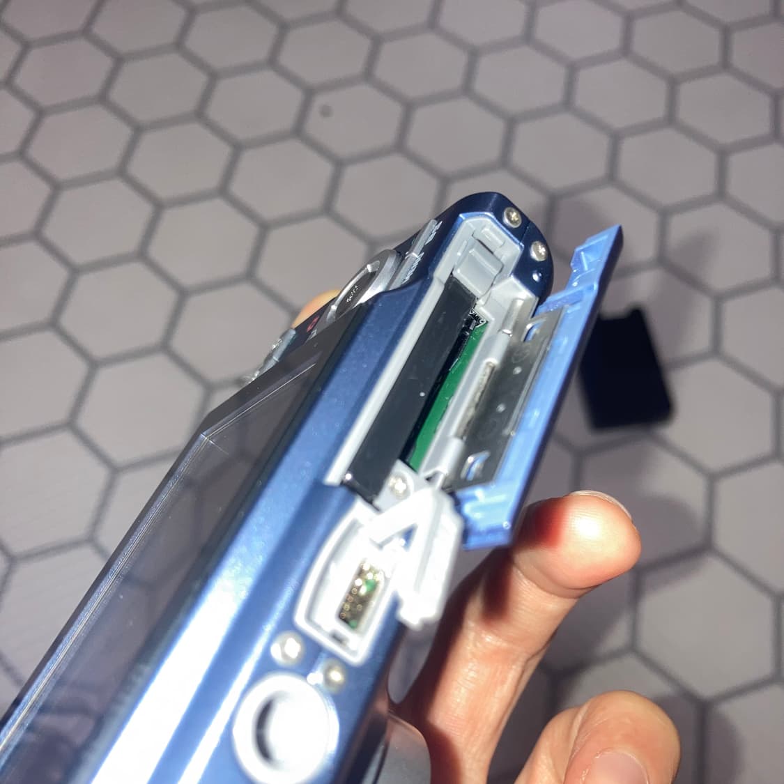 카시오 엑슬림 EX-Z77 파스텔 블루 빈티지 디카 상품이미지5