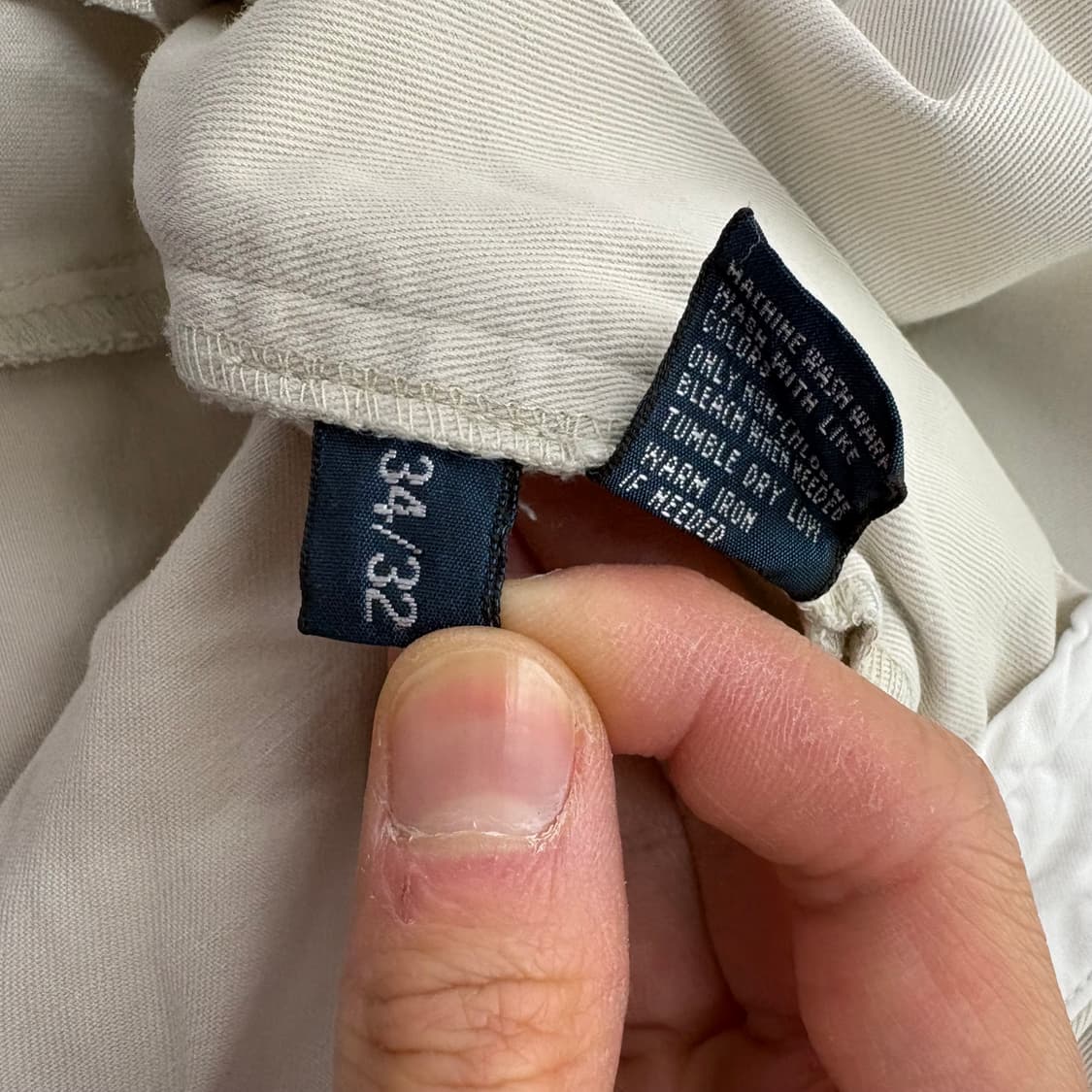 폴로 랄프로렌 베이지 면바지 32 상품이미지6