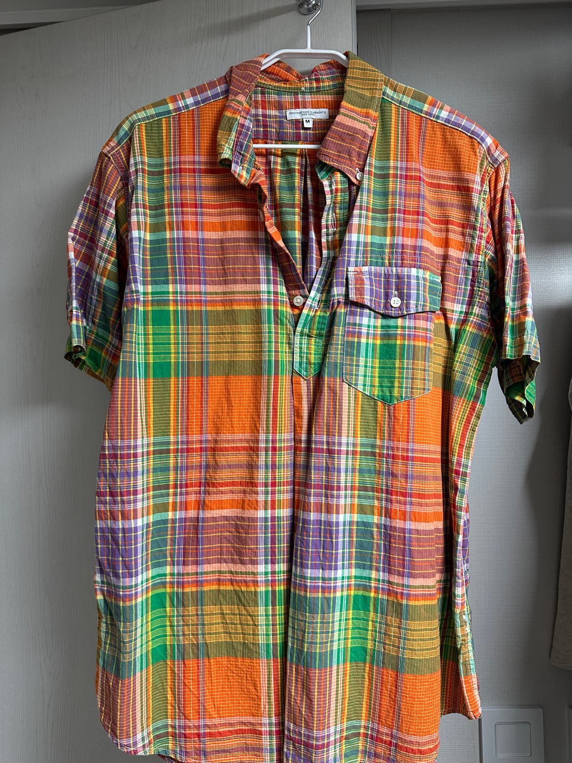 엔지니어드가먼츠 팝오버 셔츠 m 상품이미지1