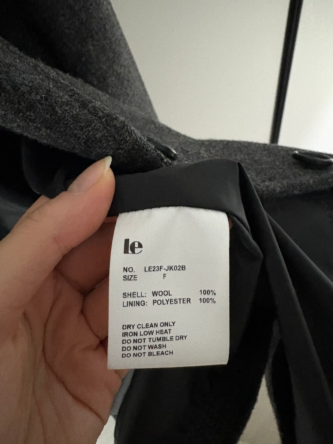 le 르 멀티컬러 울 블레이저 재킷 상품이미지4