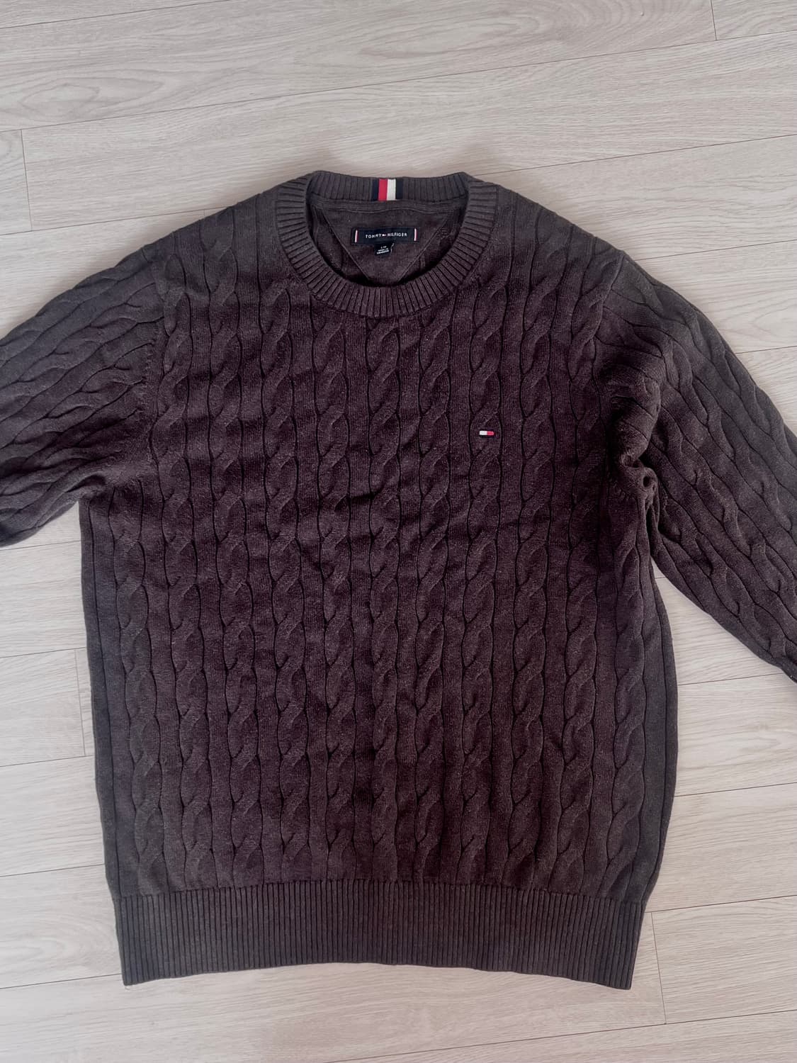 타미힐피거 타미 브라운 니트 상품이미지1