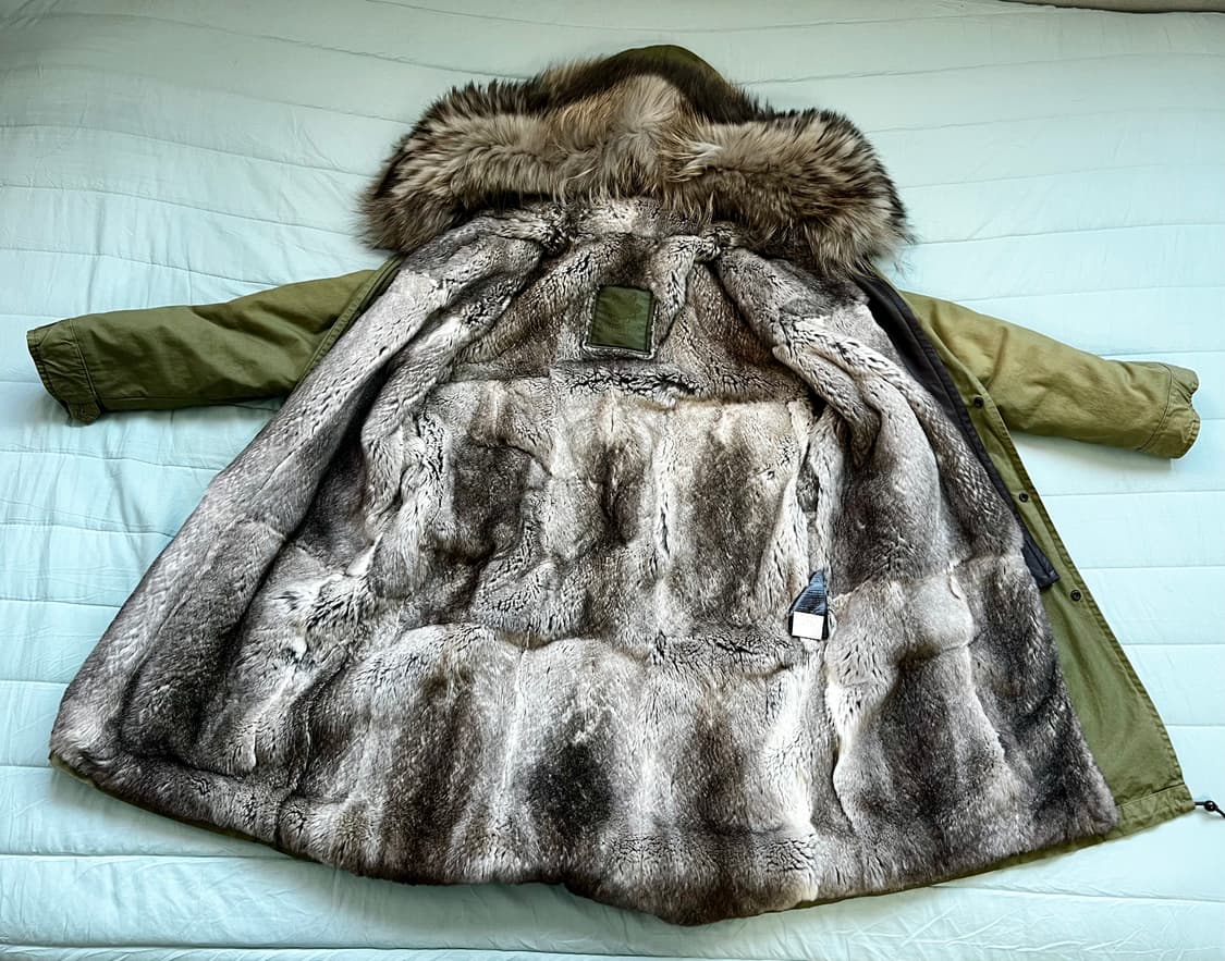 미스터앤미세스퍼 / M65 토끼털 야상(래빗퍼) / S (100) 상품이미지2