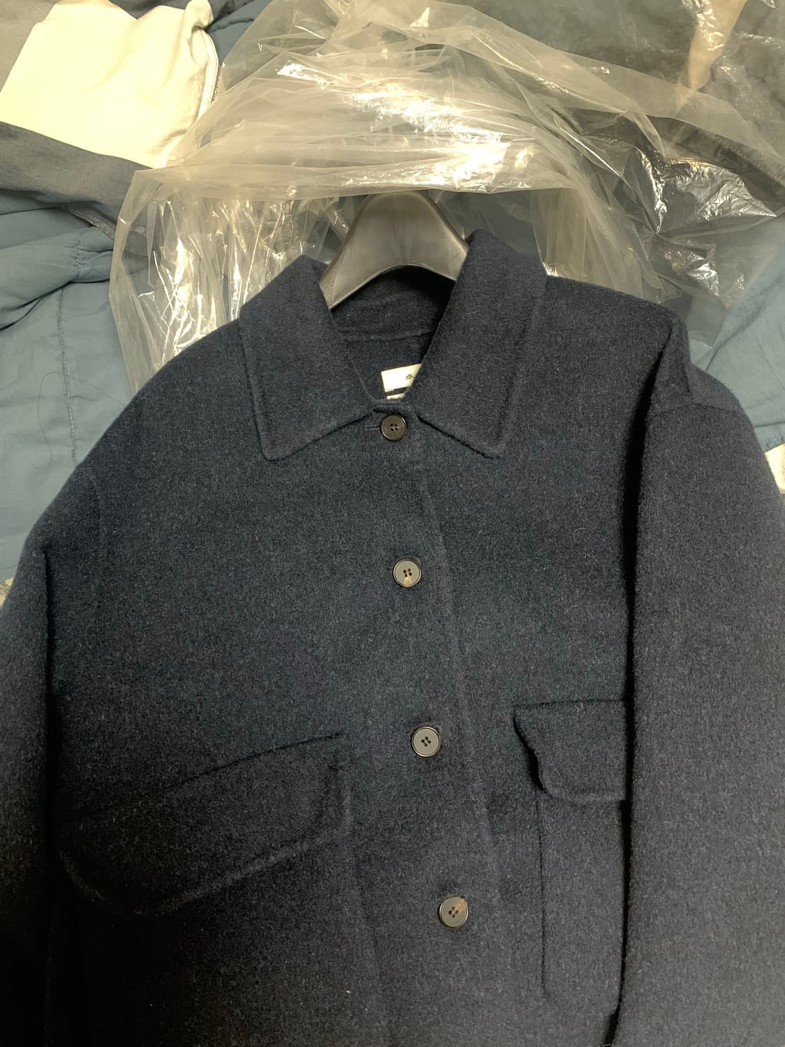 르플레인 leplein 네이비 숏코트 상품이미지2