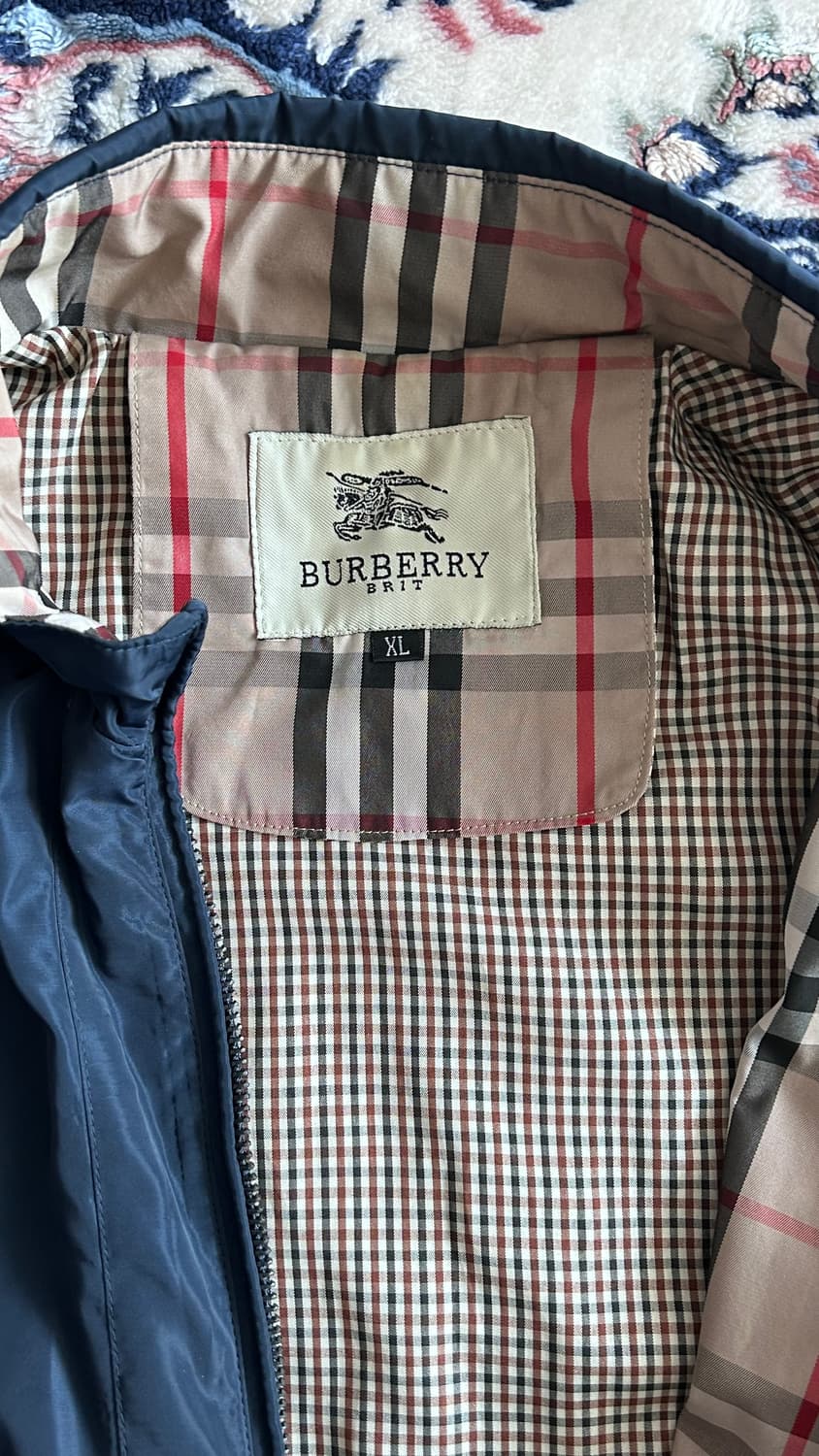 버버리 네이비 집업 자켓  상품이미지3