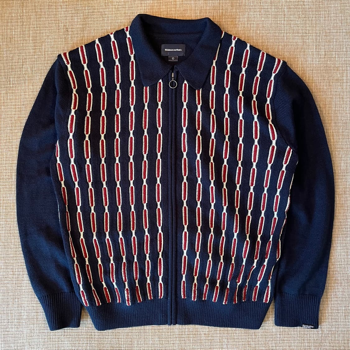 디스이즈네버댓 체인 집업 폴로 네이비  상품이미지2