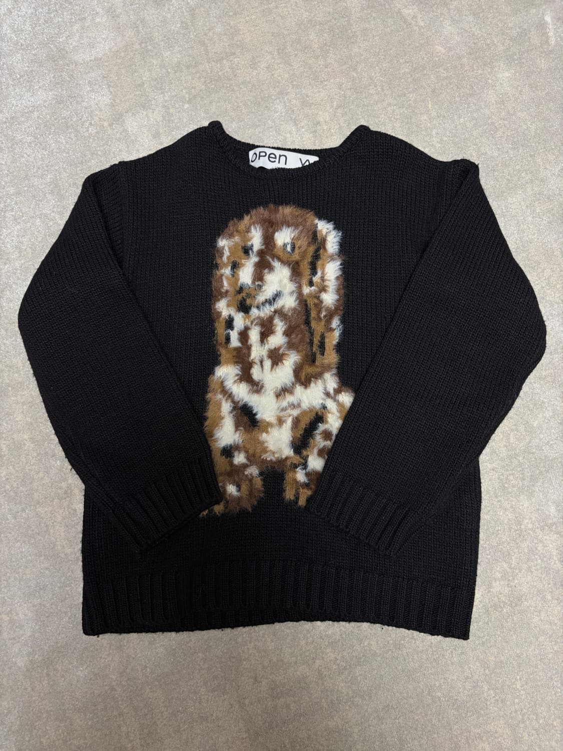 오픈와이와이 펫 니트 블랙(유니섹스) 새상품 상품이미지1